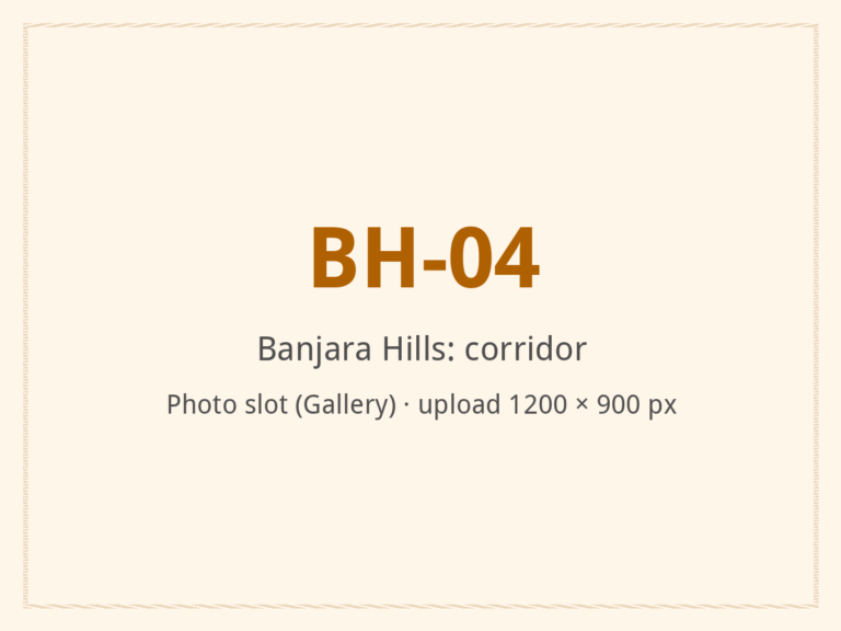 [ALT: Corridor, Vitali Wellness & Spa, Banjara Hills]