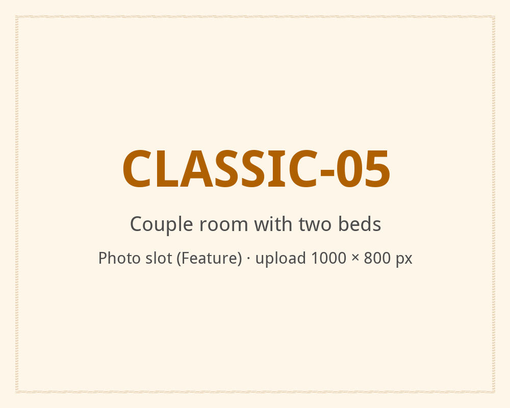 [ALT: Couple room with two beds, Vitali Wellness & Spa]