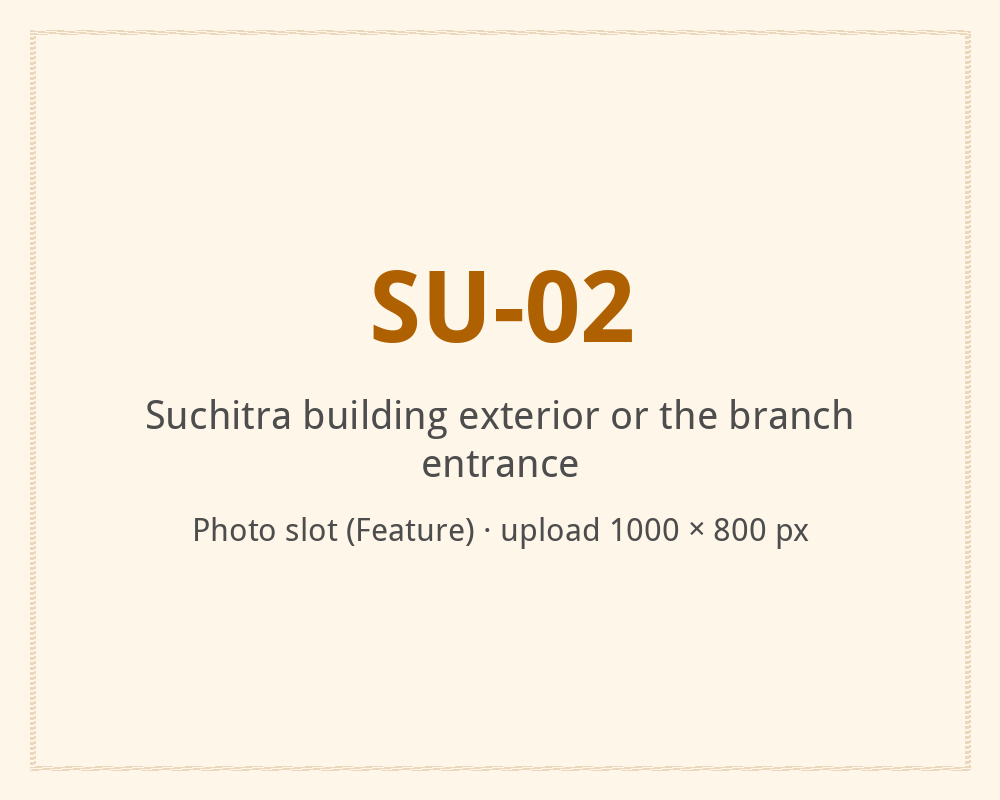 [ALT: Building exterior or the branch entrance, Vitali Wellness & Spa, Suchitra]